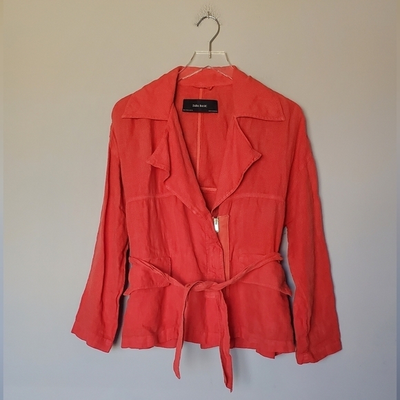 Zara Red Women's Jacket - Picture 9 of 9